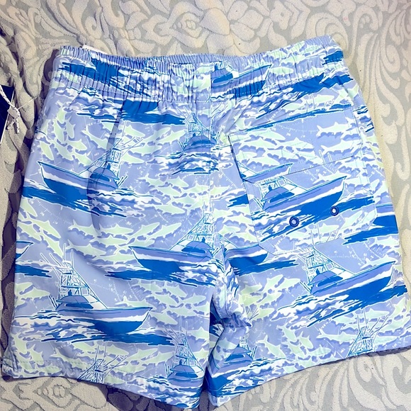 Vineyard vines swimwear printed Chappy trunks - Picture 2 of 3